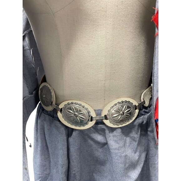 Handmade Dress Skirt Vest Western July 4th Red Blue - Picture 3 of 6